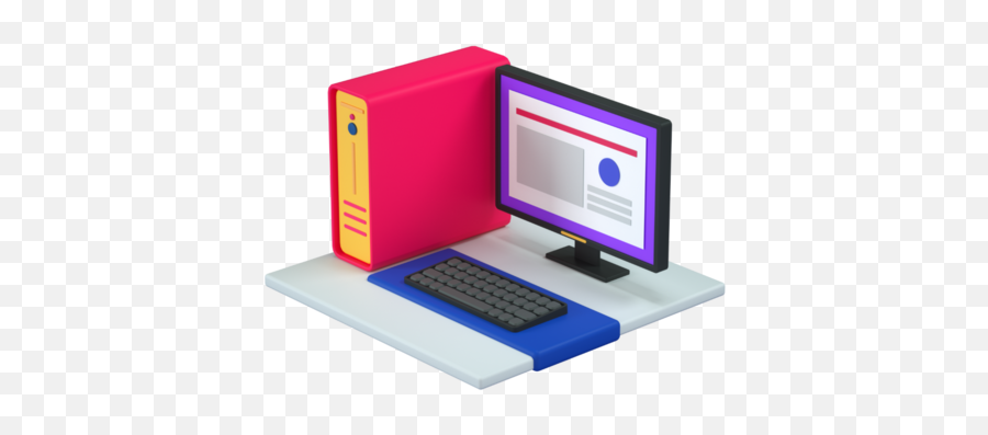 Workspace Computer Desktop Office - Computer Png,Free Computer Desktop Icon