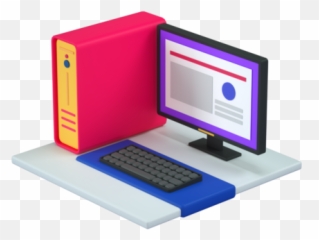 Workspace Computer Desktop Office - png