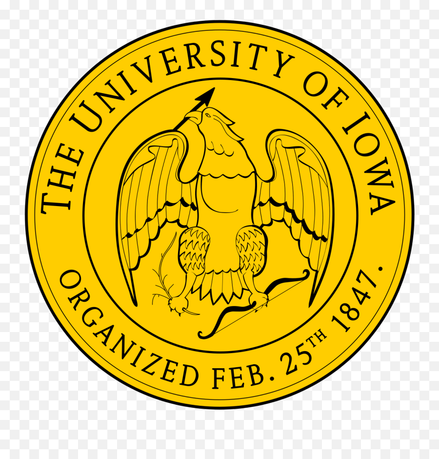 University Of Iowa Logos - University Of Iowa Seal Png,Iowa Hawkeyes Icon