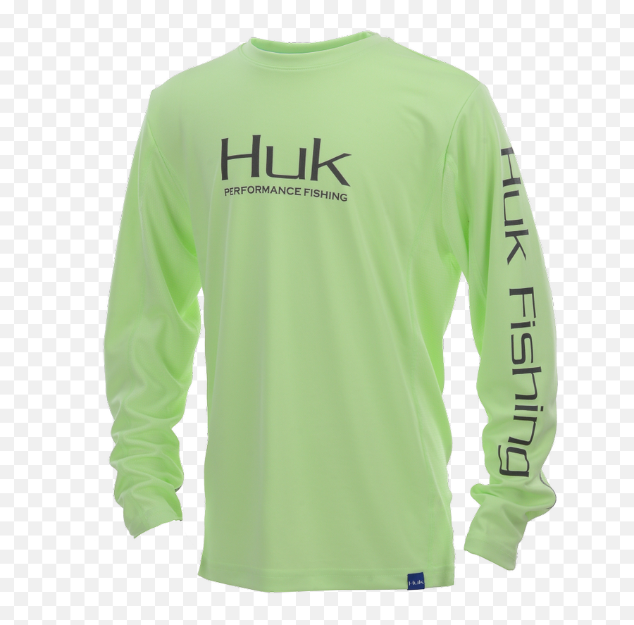 Medium Huk Icon X Long Sleeve Key Lime - Huk Gear Png,Huk Icon