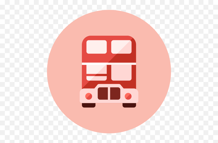 Bus Free Icon Of Kameleon Red Round - Commercial Vehicle Png,Party Bus Icon