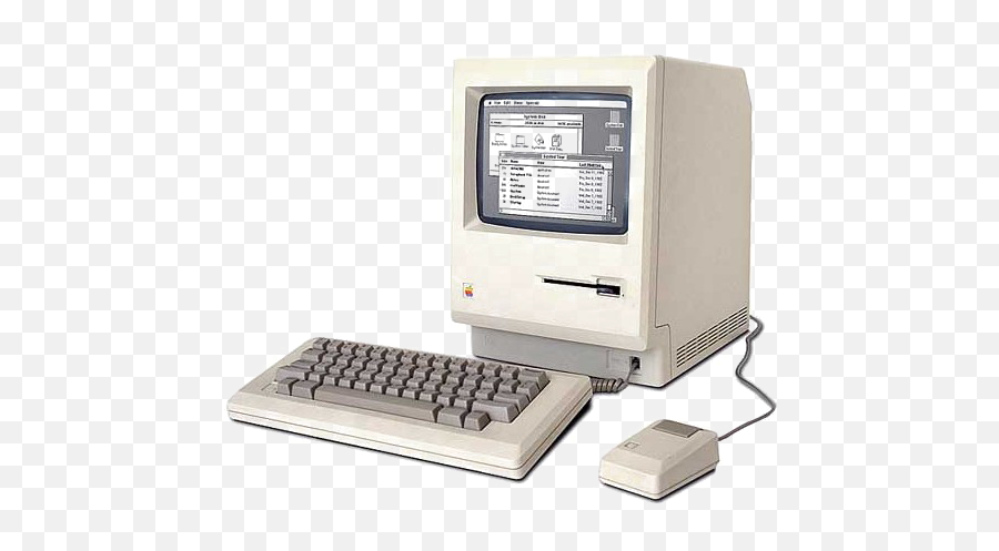 Png Old Macintosh Computer - Macintosh Computer Png,Old Computer Png