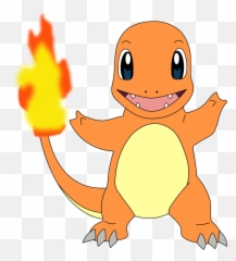 La Cara De Charmander Png Image With No - Cómo Hacer A Charmander,Charmander Png