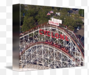 Cyclone Roller Coaster By Tatankanuk - Tourist Attraction png