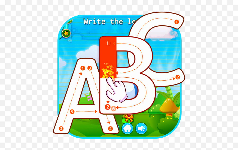 Abc U0026 123 For Kids Learning Trace Draw - Toddler Apk 122 Dot Png,Toddler Icon
