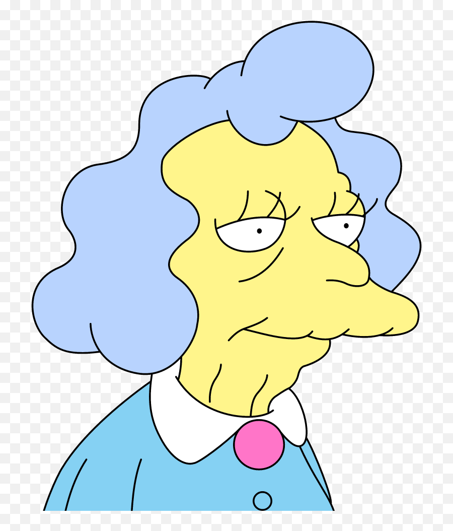 Download 0 Replies Retweets 4 Likes - Old Lady Simpsons Old Lady Simpsons Characters Png,Old Lady Png