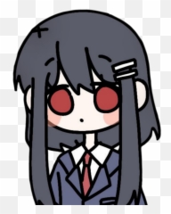 Lolita Anime Girl Cute Chibi Sticker By Sadelvillainous - Drawing Png,Yandere Icon