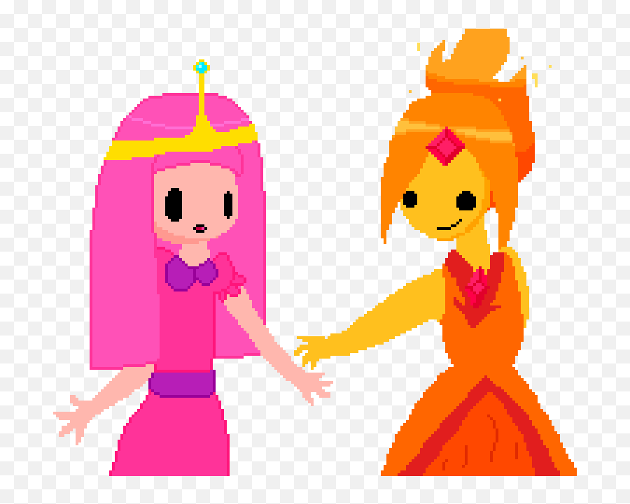 Download Princess Bubblegum And Flame - Marceline The Vampire Queen Png,Bubblegum Png