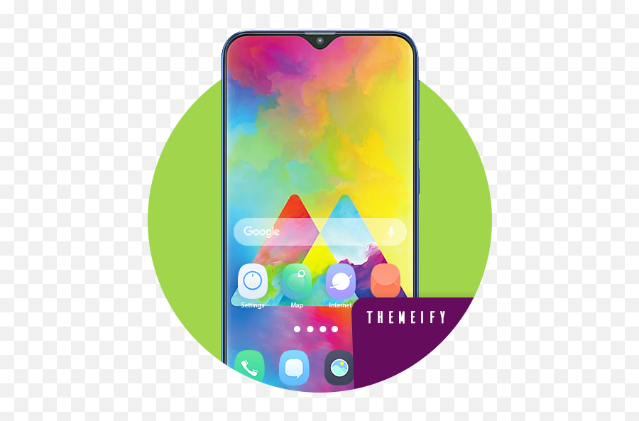 Theme For Galaxy M30 - Google Play Dot Png,Galaxy Icon Pack