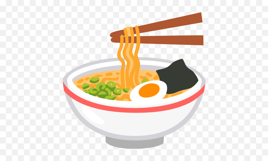Steaming Bowl Emoji Ramen - Emoji De Noodles Png,Noodle Icon Vector