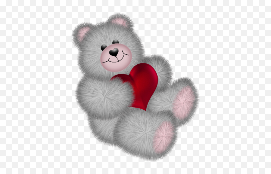 Gray Teddy Bear Png - Clip Art,Teddy Bear Clipart Png