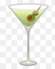 Cocktail Glass Icon - Drink Emoji Png
