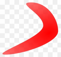 Big Image - Red Boomerang Clipart Png,Boomerang Png