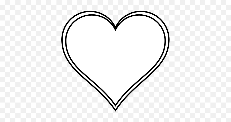Heart - Transparent White Heart Png,Transparent Heart Outline
