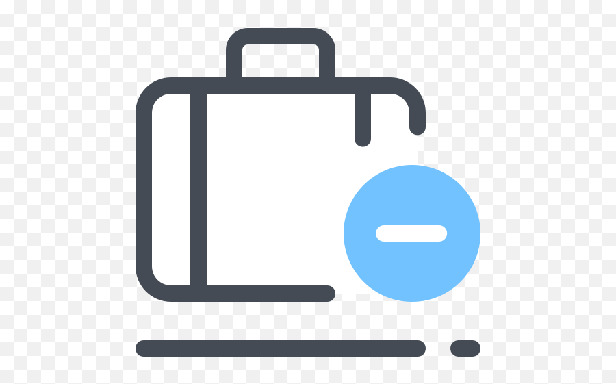 Remove Baggage Icon In Pastel Style - Portfolio Management Icon Png,Luggage Icon Png