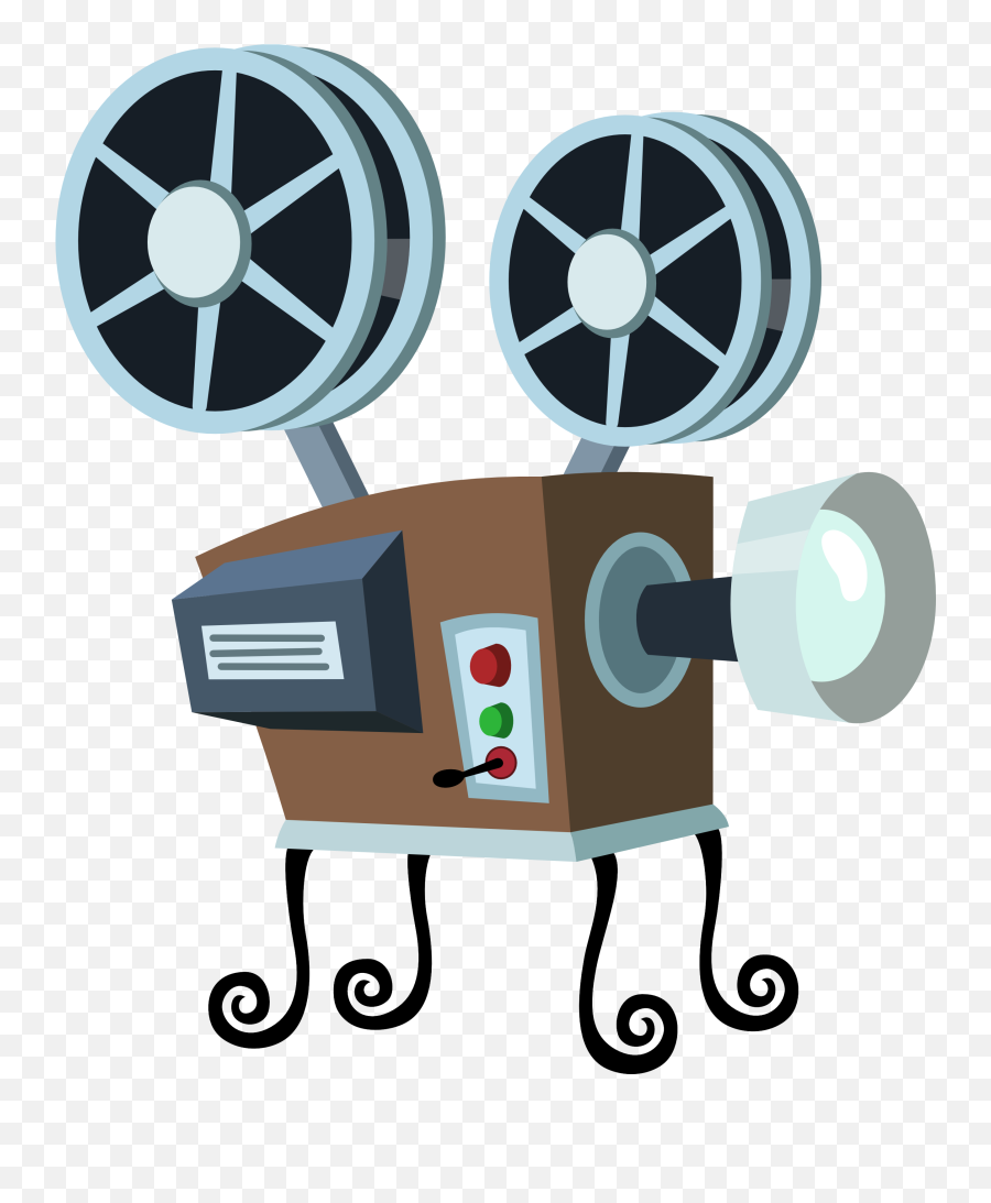 See Here Movie Clipart Black And White Images Download - Movie Projector Clipart Transparent Png,Projector Icon Png