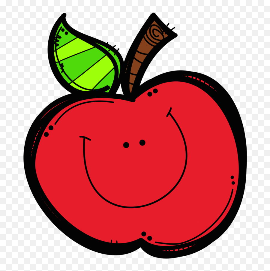 Apple Transparent Png Clipart Free - Cute Apple Clipart Black And White,Apple Clipart Transparent Background
