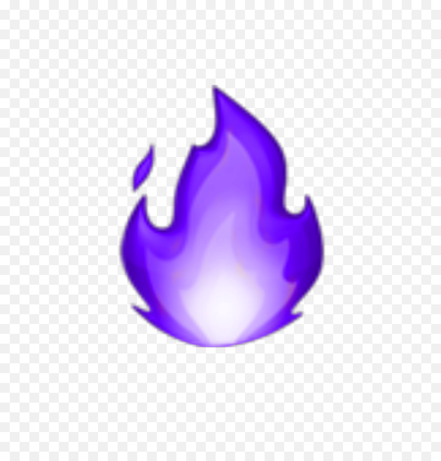 Fire Emoji Purple - Iphone Fire Emoji Png,Purple Fire Png