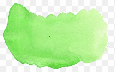 37 Green Watercolor Brush Stroke - Transparent Background Png