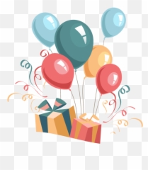 Clipart Birthday Transparent Background - Vector Design png