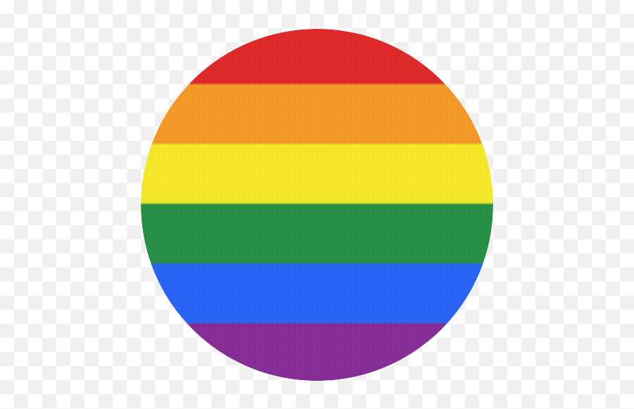 Gay Pride Rainbow Flag Stripes Round - Transparent Pride Flag Circle Png,Gay Pride Flag Png