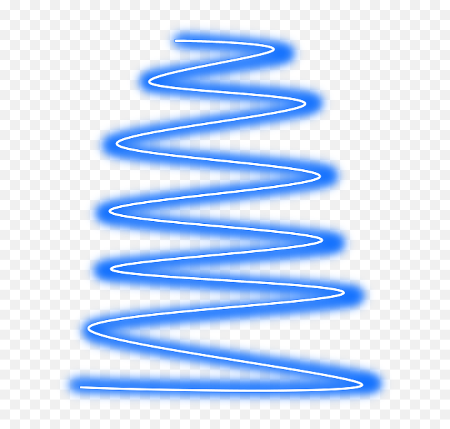 Download Hd Spiral Line Neon Geometric Blue Border - Glowing Neon Spiral Png,Blue Border Transparent