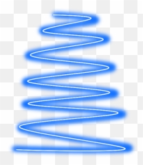 Download Hd Spiral Line Neon Geometric Blue Border - Glowing Neon Spiral Png