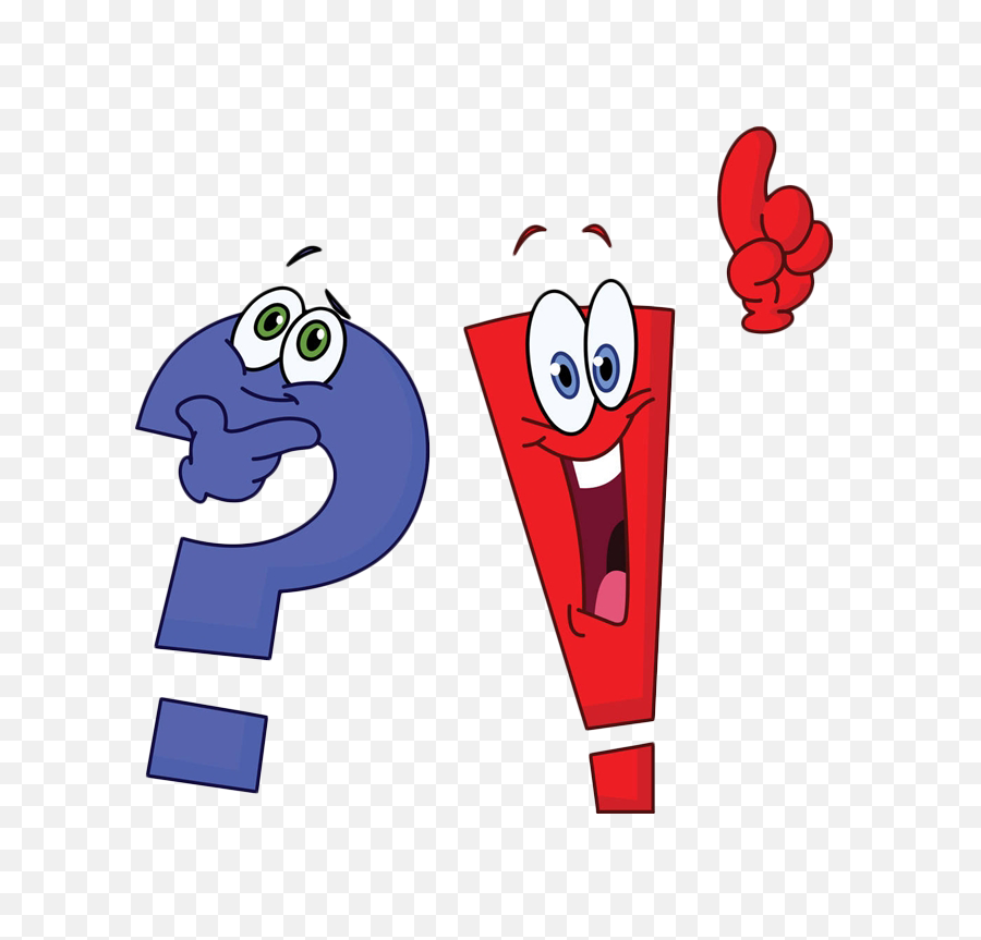 Question Mark Cartoon Exclamation - Question And Exclamation Mark Cartoon Png,Question Marks Png