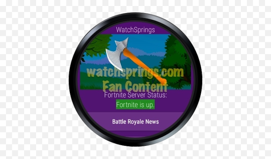 Watchsprings - Wall Clock Png,Fortnite Tree Png