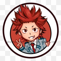 Boku No Hero Academia Button Charm - Kirishima Eijirou From Skysharpener Cartoon Png,Boku No Hero Academia Png