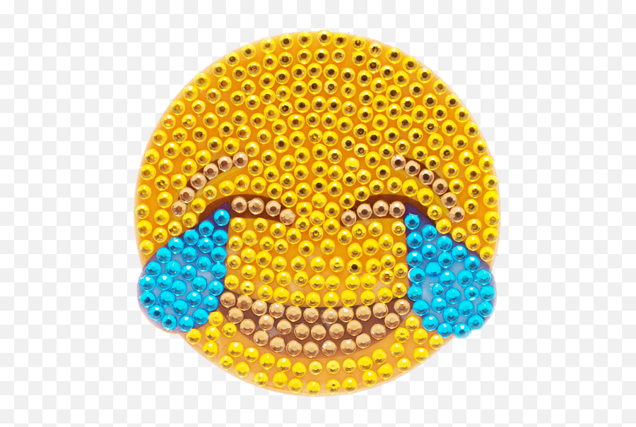 Download Crying Face Emoji Stickerbeans - Emoji Crying Face Transparent Background Deep Fried Emojis Png,Crying Face Png