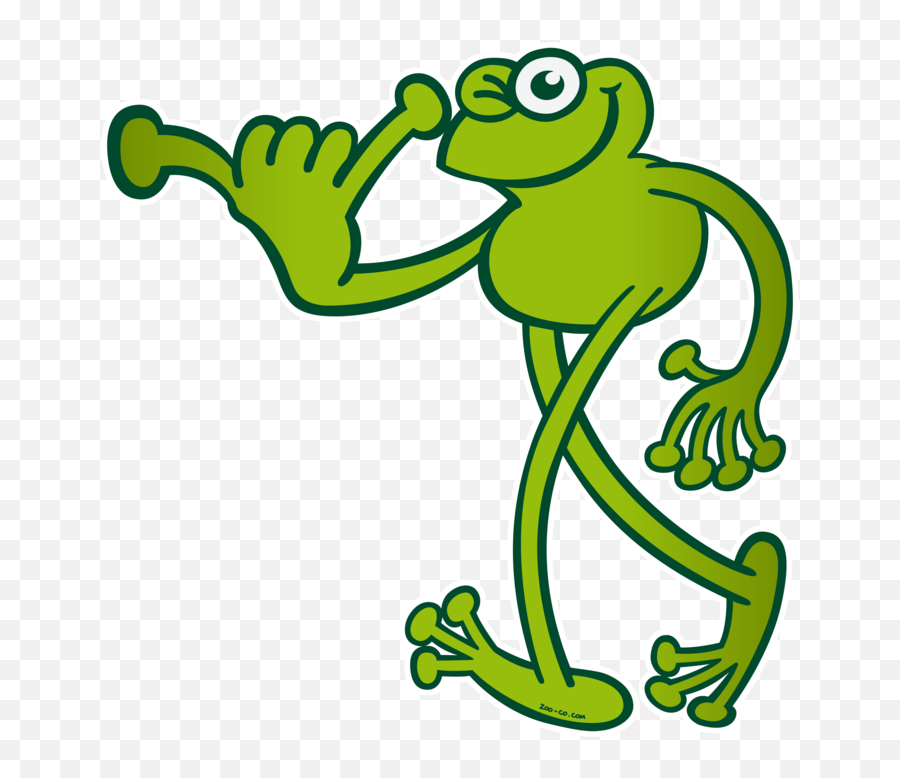Green Frog Clipart Vector - Transparent Background Frog Clip Art Png,Frog Transparent Background