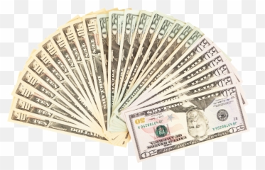 Money In A Fan - Money Fan Png,Fan Png