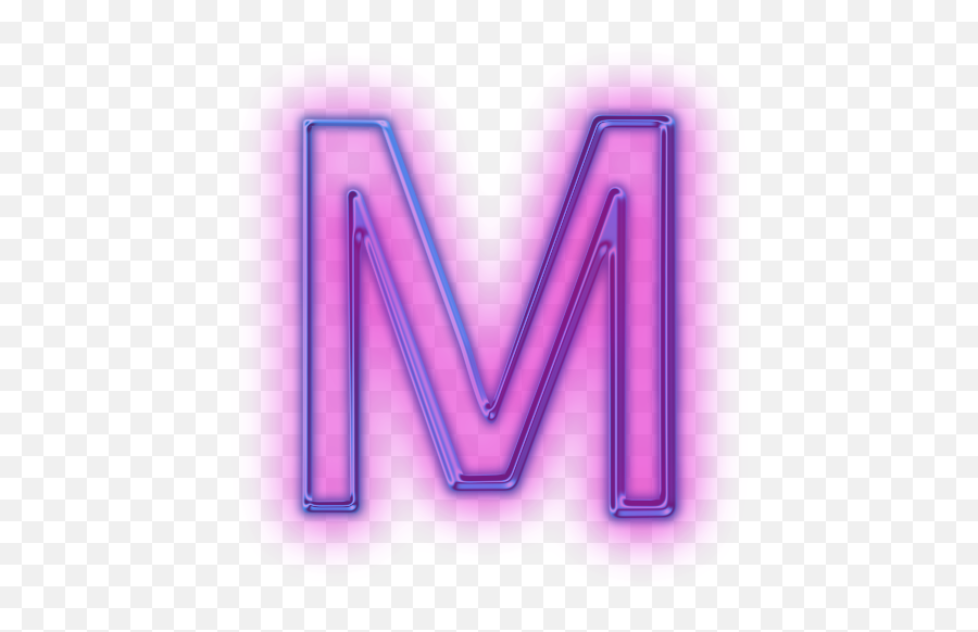 Png Free Letter M - Neon Letter M Png,M Png