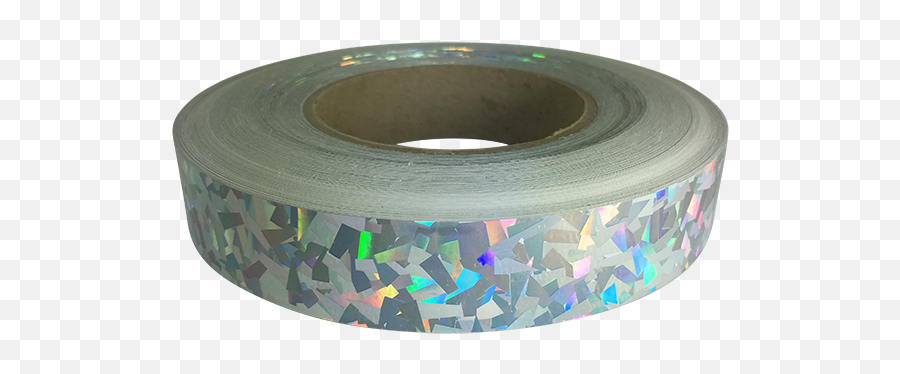 Decorative Holographic Tape - Silver Crystal Confetti Circle Png,Silver Confetti Png