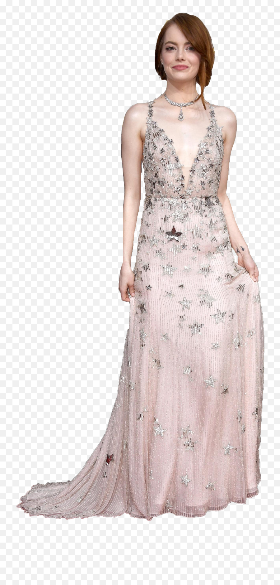 Thefavourite Oscars Emmastone Emma Stone - Gown Png,Emma Stone Png