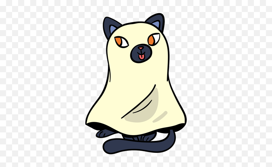 Black Cat Ghost Cartoon - Transparent Png U0026 Svg Vector File Gato Fantasma Png,Cartoon Cat Png