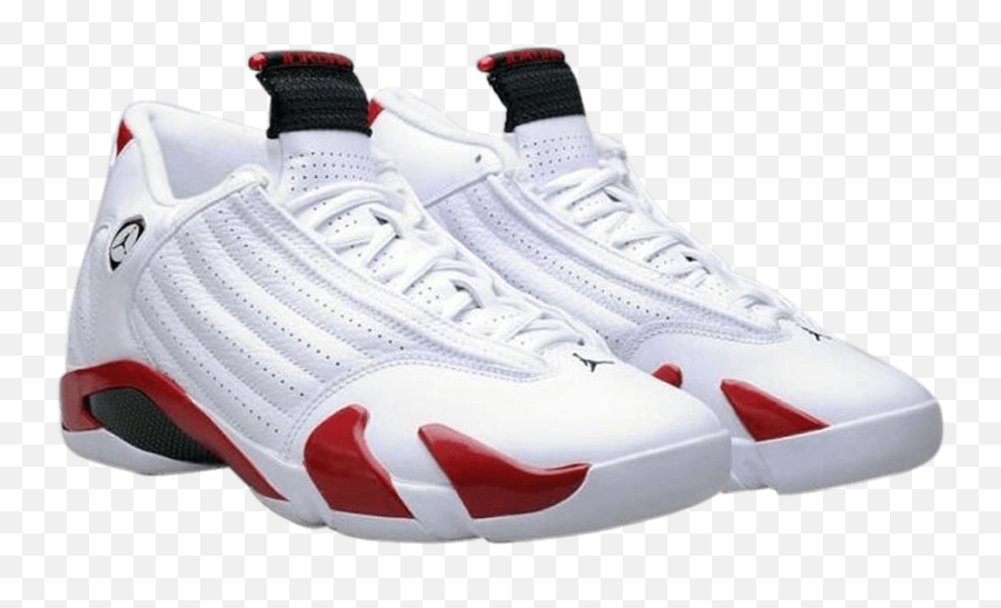 Jordan 14 Kicksusacom - Retro 14 White Red Png,Jumpman Logo Png