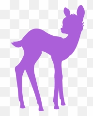 Bambi Silhouette - Free Vector Silhouettes Creazilla Arabian Camel Png,Bambi Png