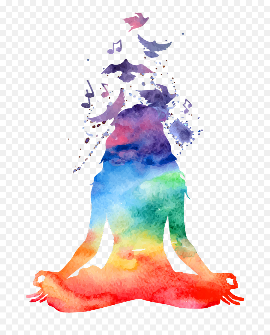 Chakra Meditation Transparent - Yoga Art Png,Meditation Transparent