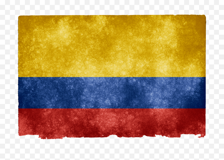 Colombia Grunge Flag Transparent Png - Bandera De Colombia Textura,Colombian Flag Png
