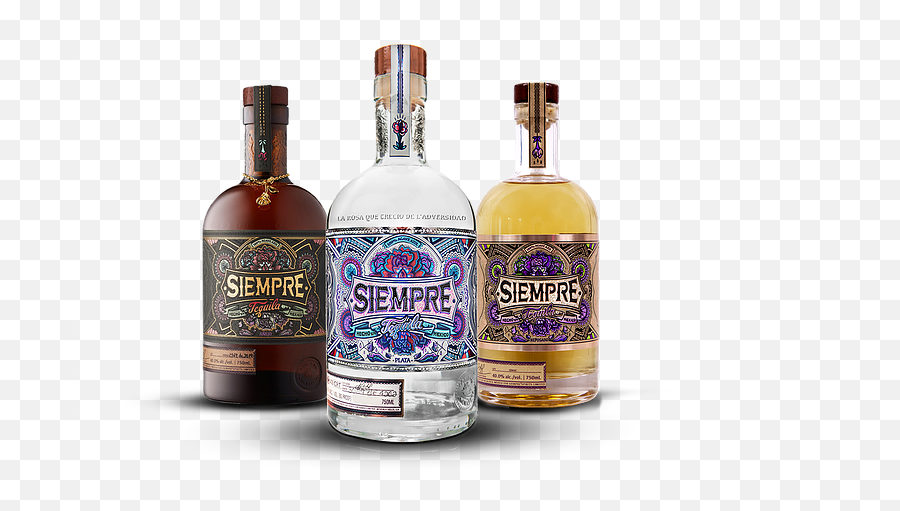 Siempre Tequila - Grain Whisky Png,Tequila Png