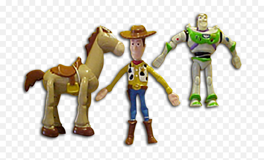 Disneyu0027s Toy Story Woody Buzz Lightyear And Bullseye - Buzz Lightyear Png,Bullseye Png