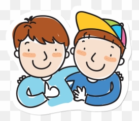 Friendship Png Transparent Images - Computer Man Best Friend Essay,Friends Clipart Png