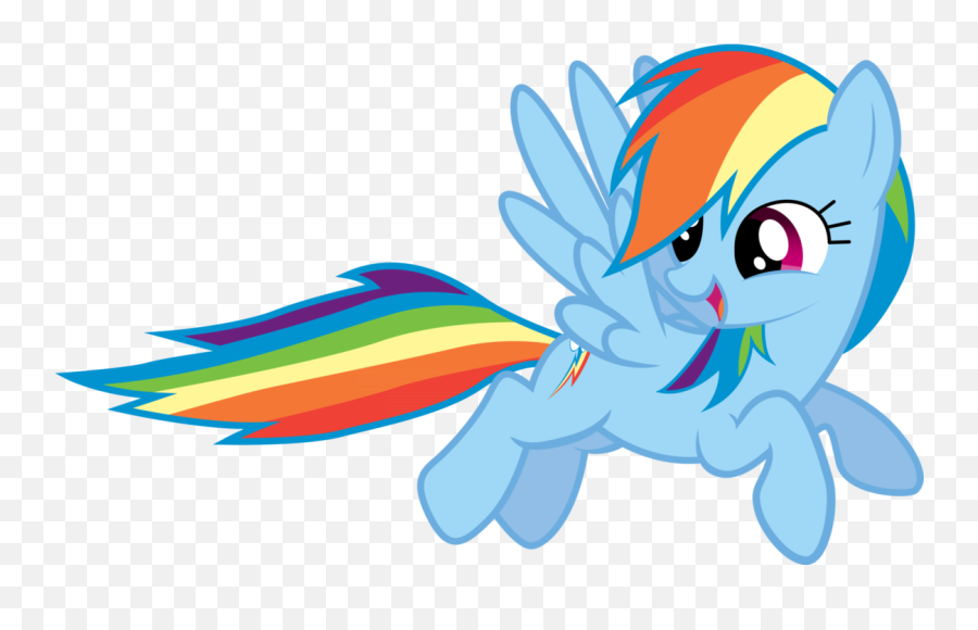 My Little Pony Rainbow Dash Flying - Rainbow Dash My Little Pony Png,Rainbow Dash Png
