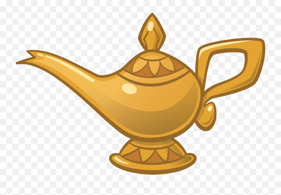 Disney Aladdin Lamp - Aladdin Magic Lamp Cartoon Png,Aladdin Lamp Png -  free transparent png images 