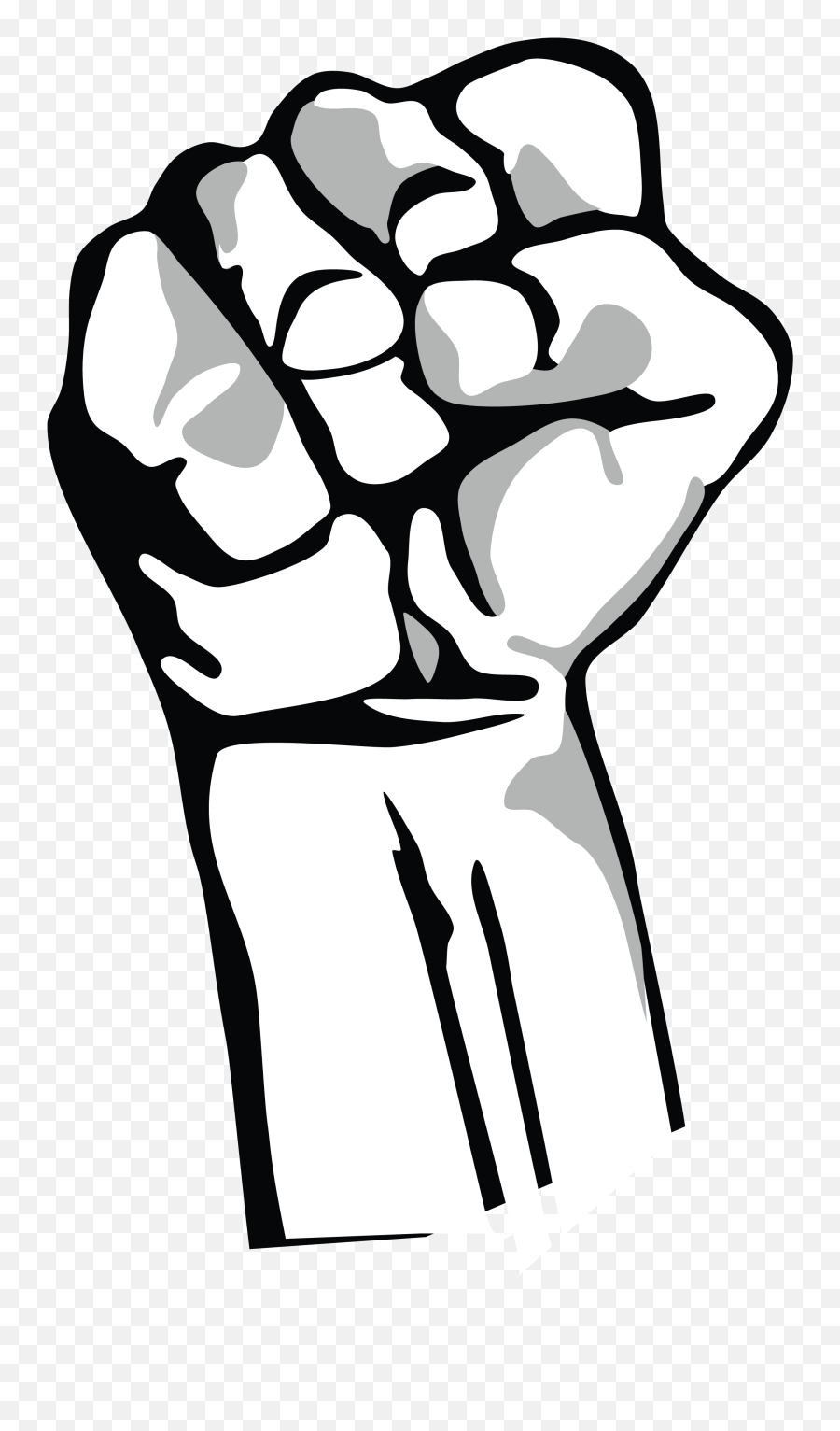 Fist Clipart Png - Transparent Raised Fist Png,Raised Fist Png