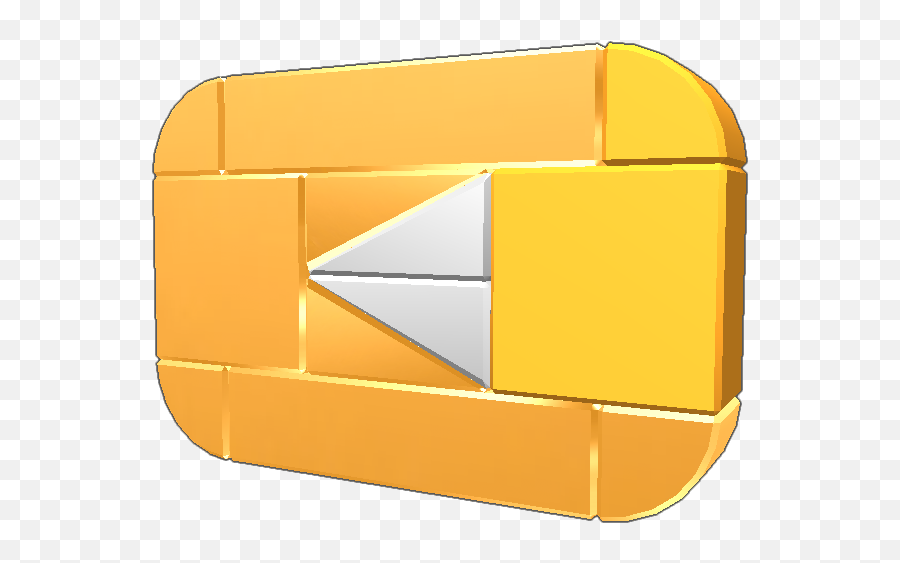 Youtube Play Button Png Images - Youtube Gold Play Button Png,Youtube Play Button Logo