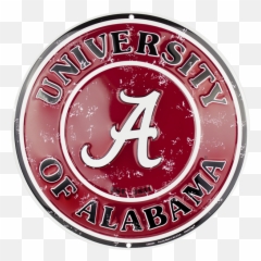 Alabama Crimson Tide Circle Sign - Alabama Png,Roll Tide Png