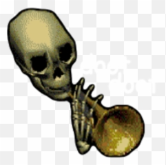 Spooky Skeleton - Support Campaign Twibbon Doot png